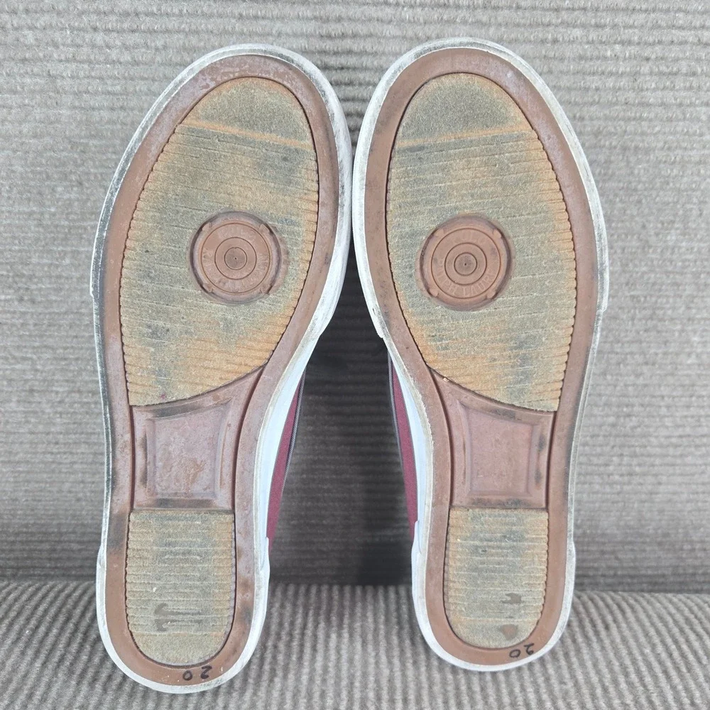 Polo Ralph Lauren Mens 9D Burgundy Canvas Lander P Boat Shoe Sneakers